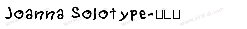 Joanna Solotype字体转换